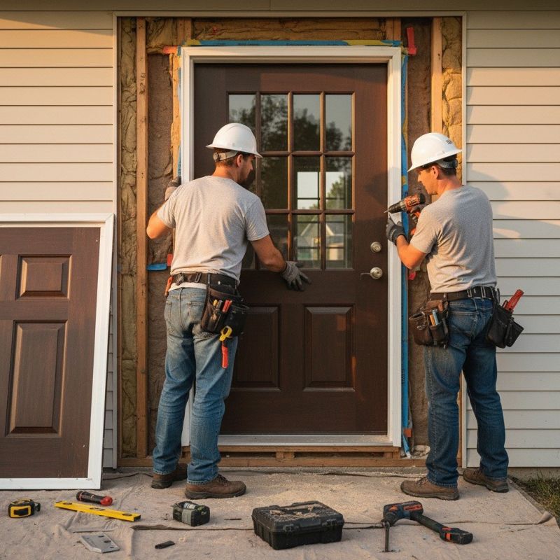 Entryway Door Painting